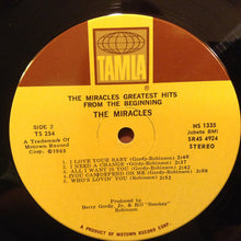 Load image into Gallery viewer, The Miracles : Greatest Hits From The Beginning (2xLP, Comp)