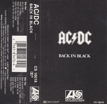 Load image into Gallery viewer, AC/DC : Back In Black (Cass, Album, RE)