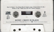 Load image into Gallery viewer, AC/DC : Back In Black (Cass, Album, RE)