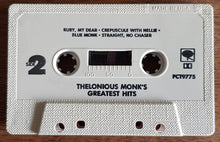 Load image into Gallery viewer, Thelonious Monk : Greatest Hits (Cass, Comp)