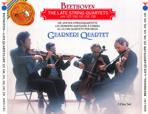 Beethoven* / Guarneri Quartet : The Late String Quartets Opp. 127, 130, 131, 132, 135 (3xCD, Album, RE, RM)