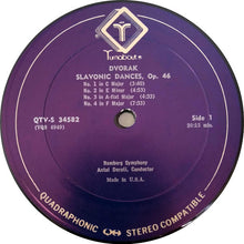 Load image into Gallery viewer, Antal Dorati, The Bamberg Symphony*, Dvořák* : Slavonic Dances Op. 46 (LP, Album, Quad)