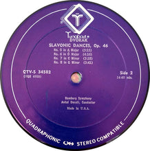 Load image into Gallery viewer, Antal Dorati, The Bamberg Symphony*, Dvořák* : Slavonic Dances Op. 46 (LP, Album, Quad)