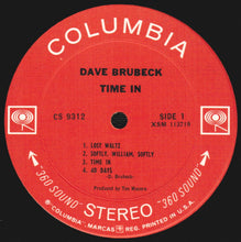 Load image into Gallery viewer, Dave Brubeck : Time In (LP, Album)