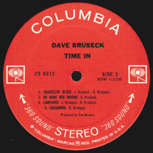 Load image into Gallery viewer, Dave Brubeck : Time In (LP, Album)