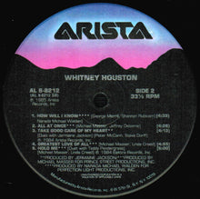 Load image into Gallery viewer, Whitney Houston : Whitney Houston (LP, Album, Ind)