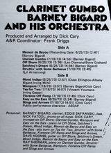 Load image into Gallery viewer, Barney Bigard And His Orchestra : Clarinet Gumbo (LP)