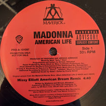 Load image into Gallery viewer, Madonna : American Life (American Dream Mixes) (12&quot;, Promo)