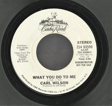 Load image into Gallery viewer, Carl Wilson : What You Do To Me (7&quot;, Promo)