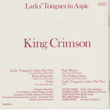 Load image into Gallery viewer, King Crimson : Larks' Tongues In Aspic (HDCD, Album, RE, RM)