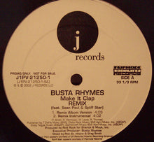 Load image into Gallery viewer, Busta Rhymes : Make It Clap (Remix) (12&quot;, Single, Promo)