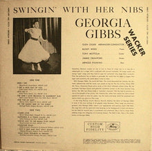 Load image into Gallery viewer, Georgia Gibbs : Swinging With Her Nibs (LP, Album, Mono, RE)