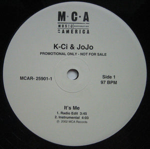 K-Ci & JoJo : It's Me (12", Promo)