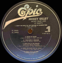 Load image into Gallery viewer, Mickey Gilley : Mickey Gilley Live! At Gilley's (LP, Album)