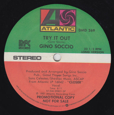 Gino Soccio : Try It Out (12