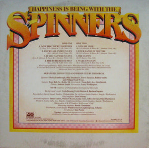 Spinners : Happiness Is Being With The Spinners (LP, Album, MO )