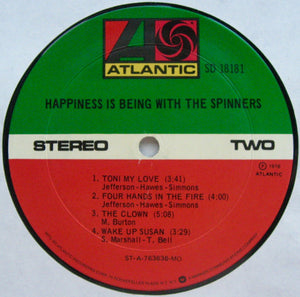 Spinners : Happiness Is Being With The Spinners (LP, Album, MO )