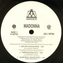 Load image into Gallery viewer, Madonna : Bad Girl (12", Maxi)