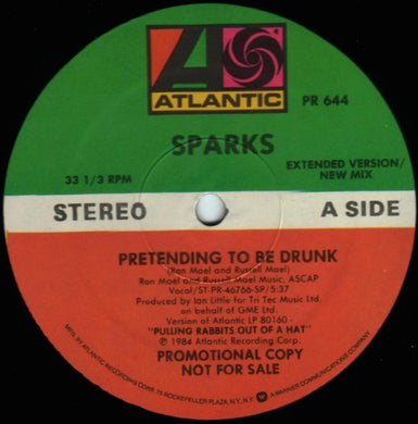 Sparks : Pretending To Be Drunk (12
