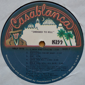 Kiss : Dressed To Kill (LP, Album, Ric)