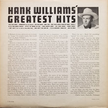 Load image into Gallery viewer, Hank Williams : Greatest Hits (LP, Comp, Mono)