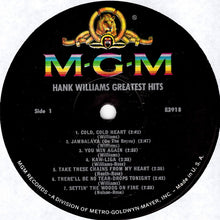 Load image into Gallery viewer, Hank Williams : Greatest Hits (LP, Comp, Mono)