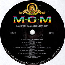 Load image into Gallery viewer, Hank Williams : Greatest Hits (LP, Comp, Mono)