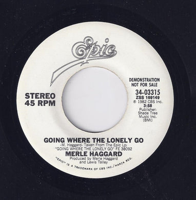 Merle Haggard : Going Where The Lonely Go (7