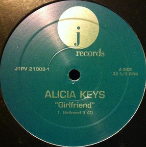 Alicia Keys : Girlfriend (12", Promo)
