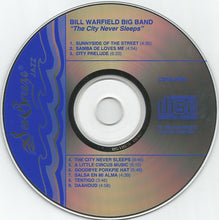 Load image into Gallery viewer, Bill Warfield Big Band : The City Never Sleeps (CD)