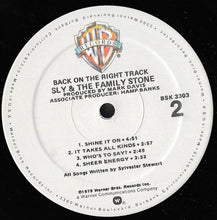 Load image into Gallery viewer, Sly &amp; The Family Stone : Back On The Right Track (LP, Album, Spe)