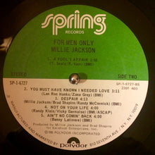 Load image into Gallery viewer, Millie Jackson : For Men Only (LP, Album, 18 )