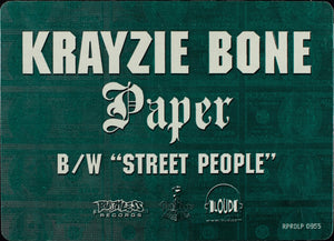 Krayzie Bone : Paper  (12", Single, Promo)