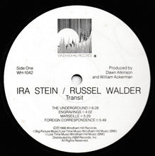 Load image into Gallery viewer, Ira Stein And Russel Walder* : Transit (LP, Album)