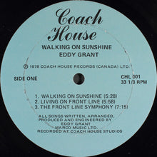 Load image into Gallery viewer, Eddy Grant : Walking On Sunshine (LP, Album)