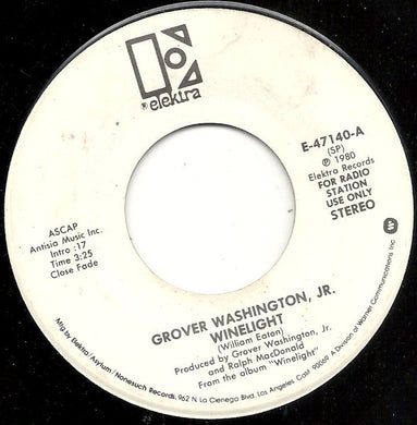 Grover Washington, Jr. : Winelight (Stereo) / Winelight (Mono) (7