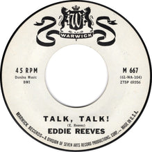 Load image into Gallery viewer, Eddie Reeves : Talk Talk / Cry Baby (7&quot;, Single)