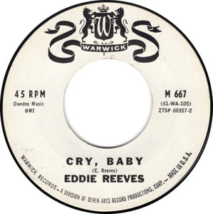 Eddie Reeves : Talk Talk / Cry Baby (7", Single)