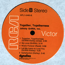 Load image into Gallery viewer, Johnny Griffith, Inc. : Together, Togetherness (LP, Album)