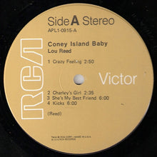 Load image into Gallery viewer, Lou Reed : Coney Island Baby (LP, Album, Ind)
