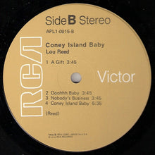 Load image into Gallery viewer, Lou Reed : Coney Island Baby (LP, Album, Ind)