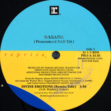 Load image into Gallery viewer, Narada* : Divine Emotions (12", Maxi, Promo)