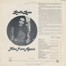 Load image into Gallery viewer, Loretta Lynn : Here I Am Again (LP, Album, Club, Jac)