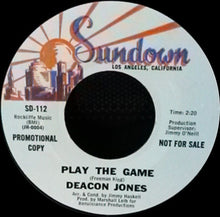 Load image into Gallery viewer, Deacon Jones* : Lovin' A Pro / Play The Game (7", Promo)