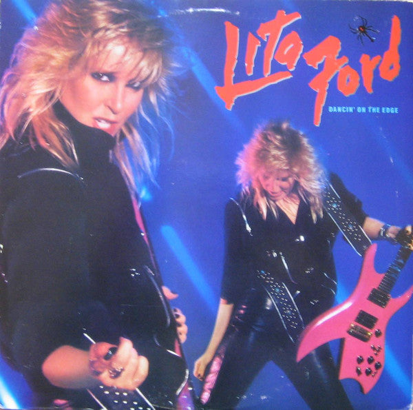 Lita Ford : Dancin' On The Edge (LP, Album, HRM)