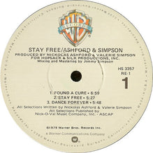 Load image into Gallery viewer, Ashford &amp; Simpson : Stay Free (LP, Album, Win)