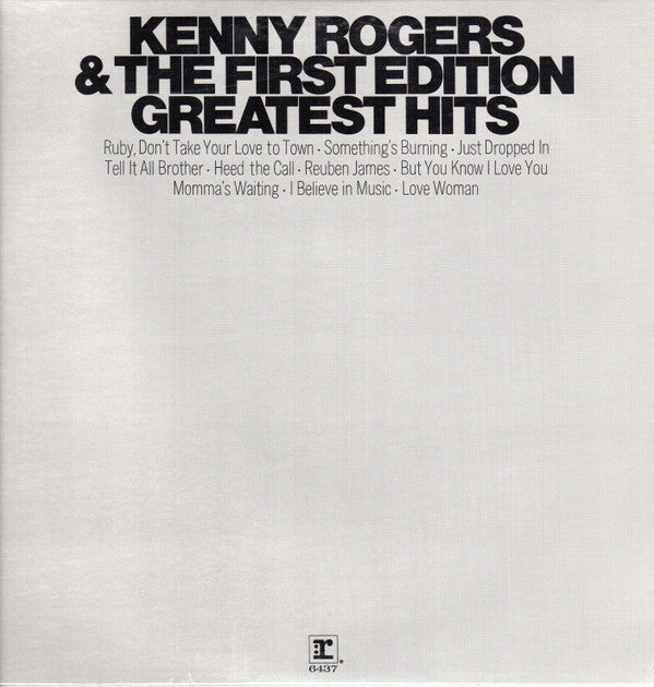 Kenny Rogers & The First Edition : Greatest Hits (LP, Comp, Club, RE)