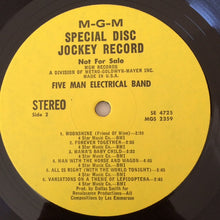 Load image into Gallery viewer, Five Man Electrical Band : Good-byes And Butterflies (LP, Promo)