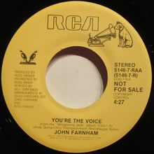 Load image into Gallery viewer, John Farnham : You're The Voice (7", Single, Promo)