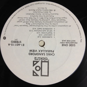 Chas Sandford : Parallax View (LP, Album, Promo, SP )